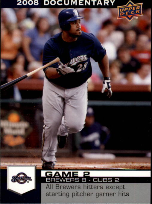 2008 Upper Deck Documentary #152 Prince Fielder