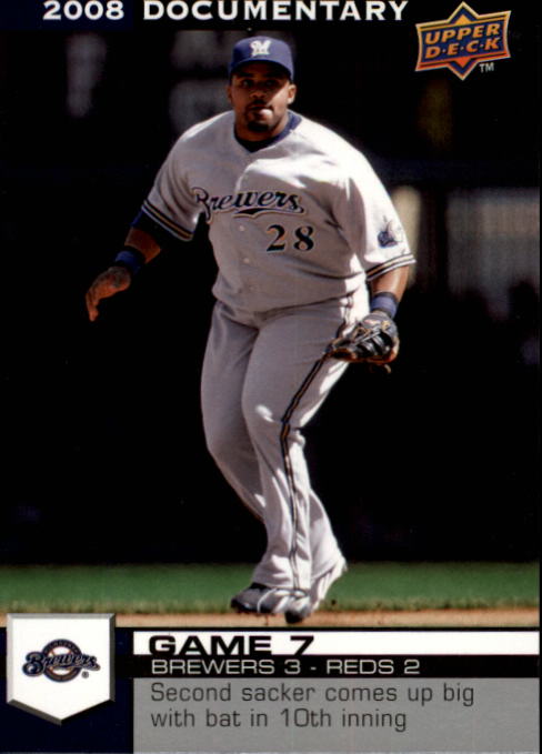 2008 Upper Deck Documentary #157 Prince Fielder