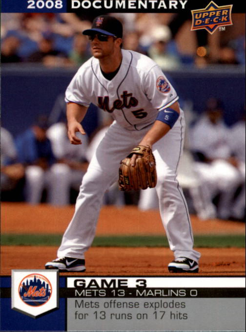 2008 Upper Deck Documentary #173 David Wright