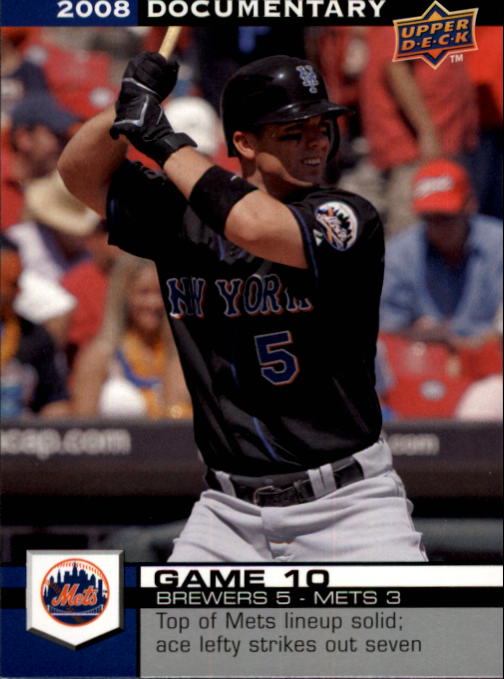 2008 Upper Deck Documentary #180 David Wright
