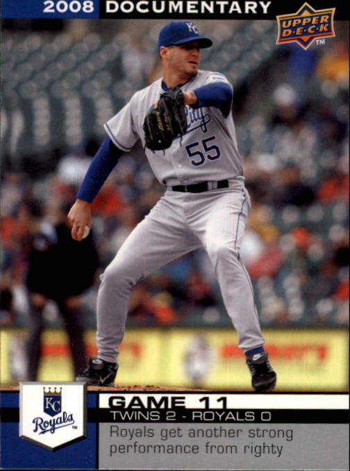 2008 Upper Deck Documentary #431 Gil Meche