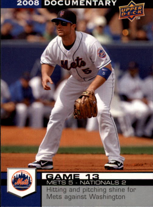 2008 Upper Deck Documentary #473 David Wright