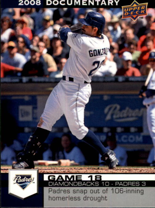2008 Upper Deck Documentary #528 Adrian Gonzalez