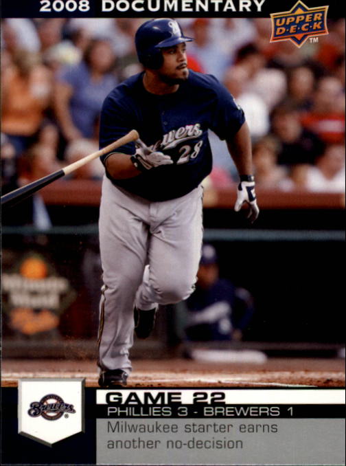 2008 Upper Deck Documentary #752 Prince Fielder