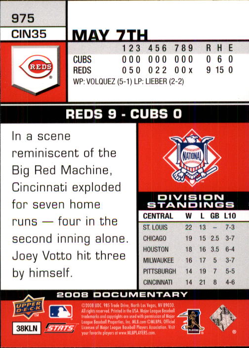 2008 Upper Deck Documentary #975 Francisco Cordero