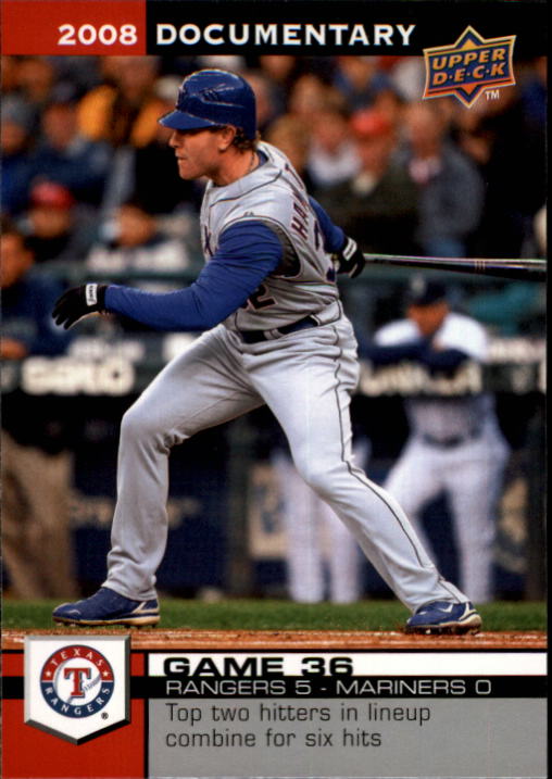 2008 Upper Deck Documentary #1176 Josh Hamilton