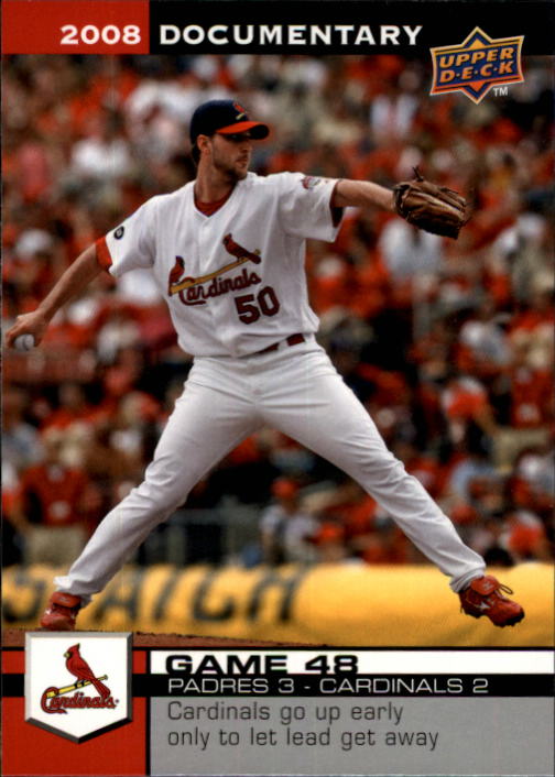 2008 Upper Deck Documentary #1458 Adam Wainwright