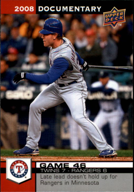 2008 Upper Deck Documentary #1476 Josh Hamilton