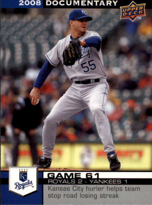 2008 Upper Deck Documentary #1931 Gil Meche