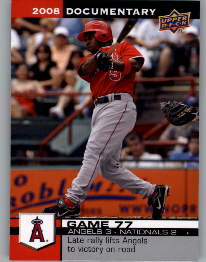 2008 Upper Deck Documentary #2107 Chone Figgins