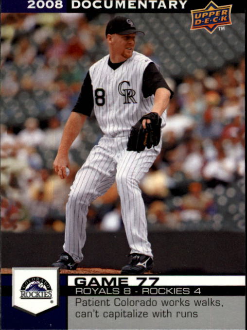 2008 Upper Deck Documentary #2197 Aaron Cook