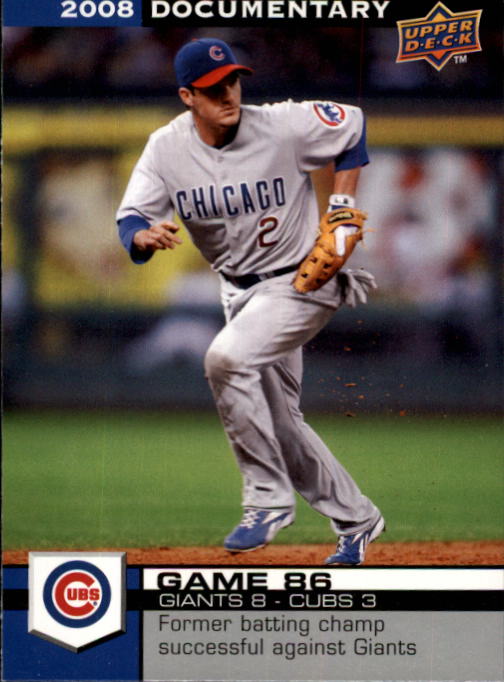 2008 Upper Deck Documentary 2456 Ryan Theriot NMMT