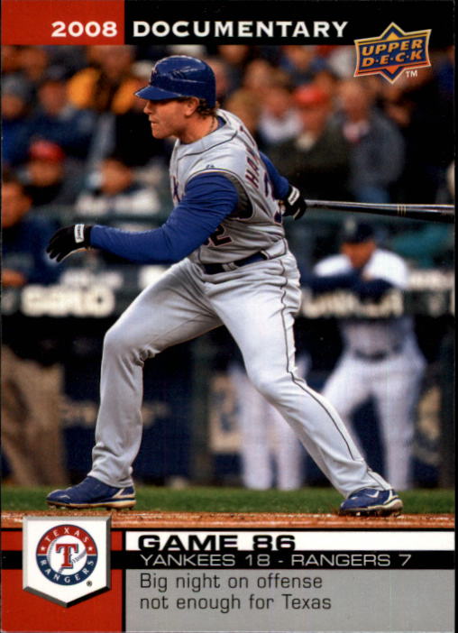 2008 Upper Deck Documentary #2676 Josh Hamilton