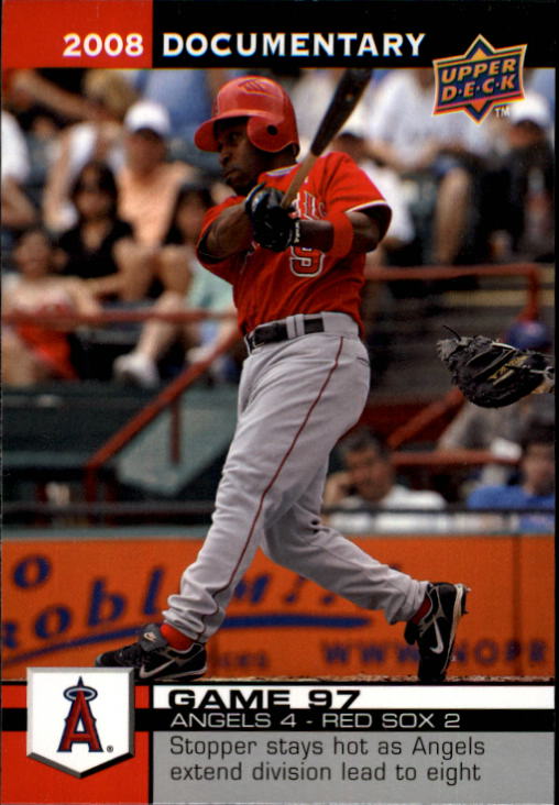 2008 Upper Deck Documentary #2707 Chone Figgins