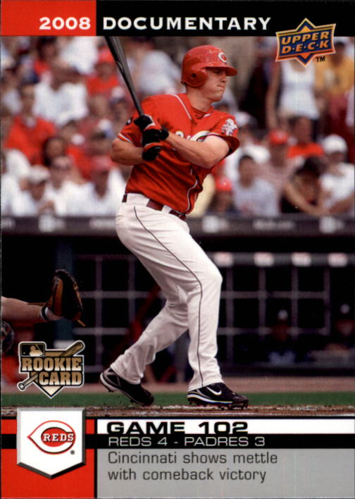 2008 Upper Deck Documentary #3023 Jay Bruce (RC)