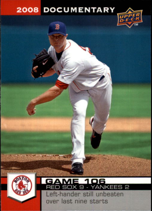2008 Upper Deck Documentary #3105 Jon Lester