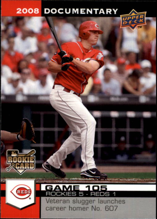 2008 Upper Deck Documentary #3113 Jay Bruce (RC)