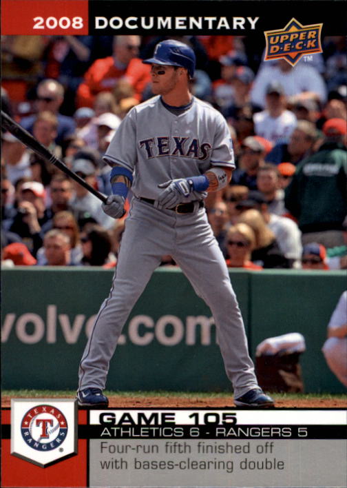 2008 Upper Deck Documentary #3173 Josh Hamilton