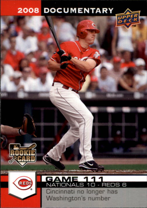 2008 Upper Deck Documentary #3293 Jay Bruce (RC)