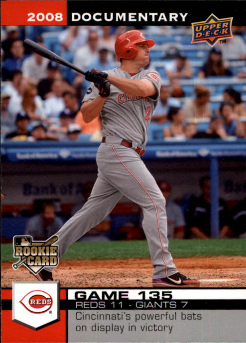 2008 Upper Deck Documentary #4013 Jay Bruce (RC)