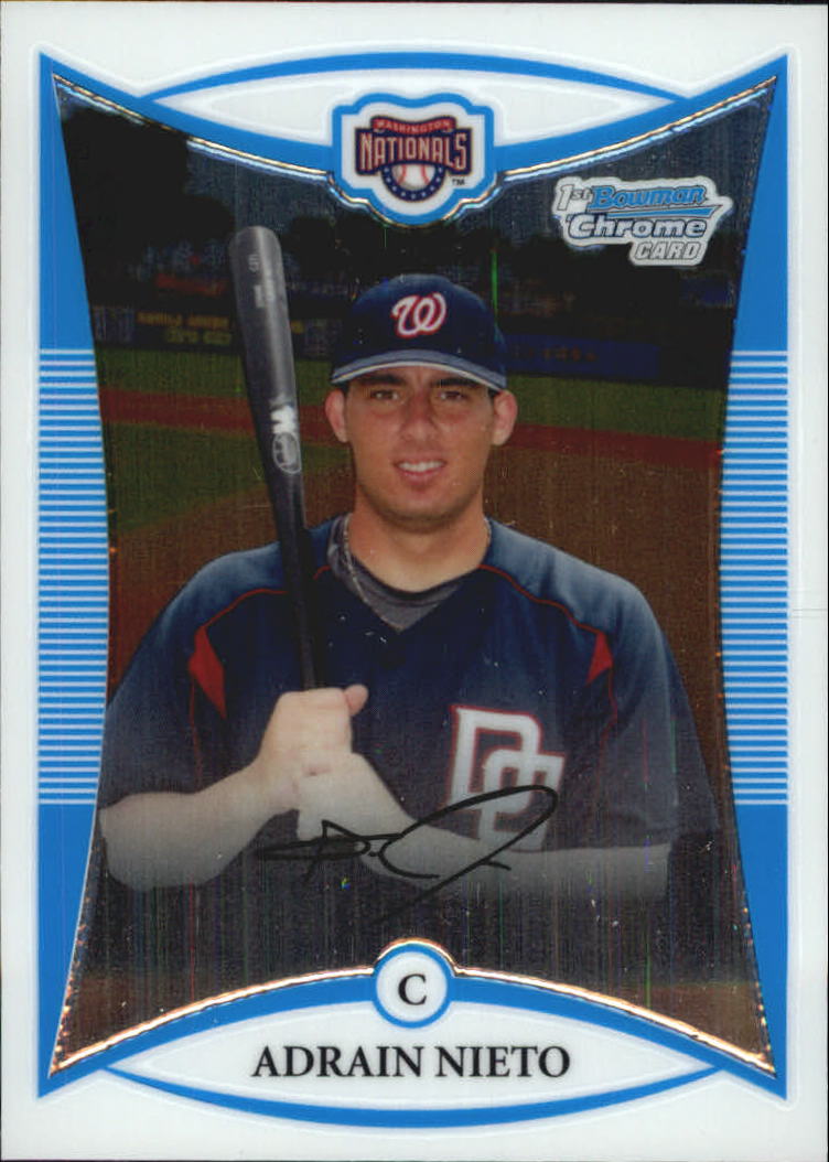 2008 Bowman Chrome Draft Prospects #BDPP9 Adrian Nieto DP