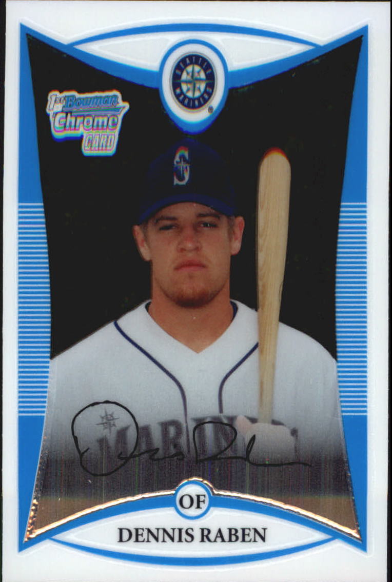 2008 Bowman Chrome Draft Prospects #BDPP50 Dennis Raben DP