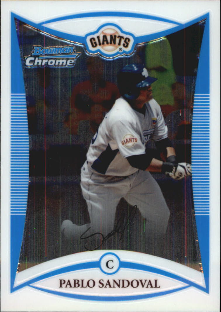 2008 Bowman Chrome Draft Prospects #BDPP84 Pablo Sandoval FG