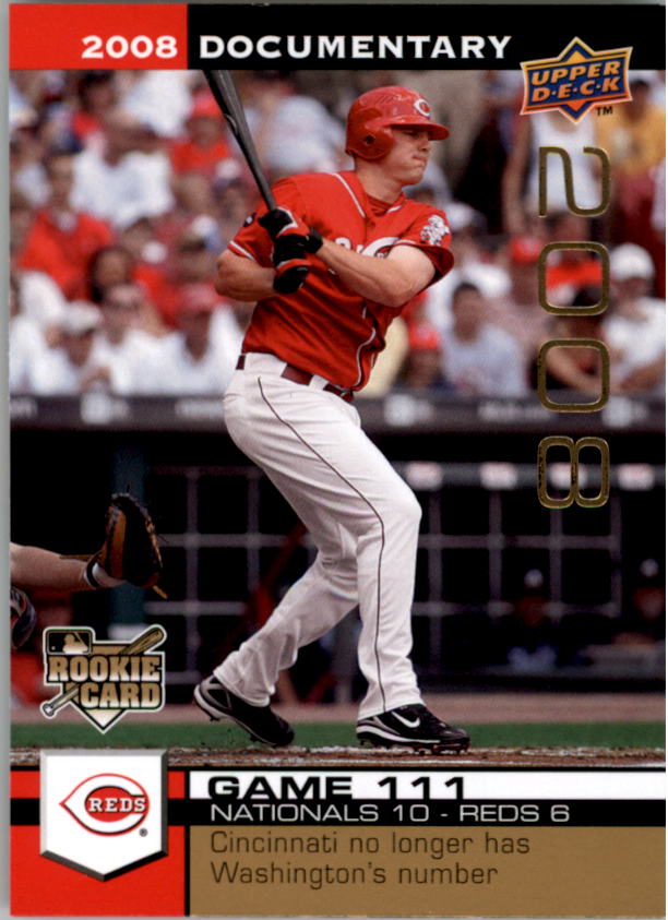 2008 Upper Deck Documentary Gold #3293 Jay Bruce