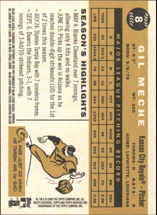 2009 Topps Heritage Baseball Card Pick (Base) 1-329 - Picture 15 of 500