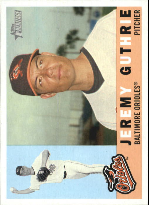 2009 Topps Heritage #12 Jeremy Guthrie