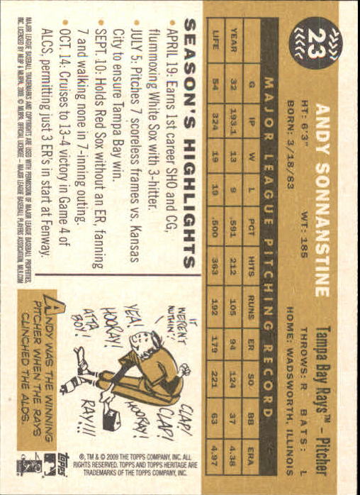2009 Topps Heritage Baseball Card Pick (Base) 1-329 - Picture 43 of 500