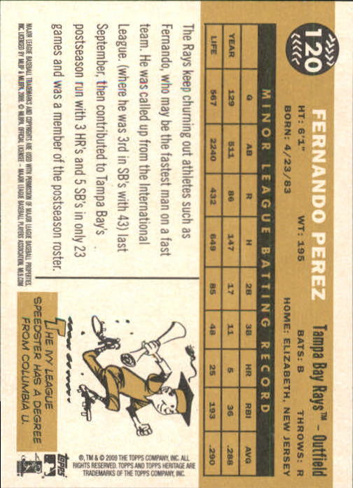 2009 Topps Heritage Baseball Card Pick (Base) 1-329 - Picture 197 of 500