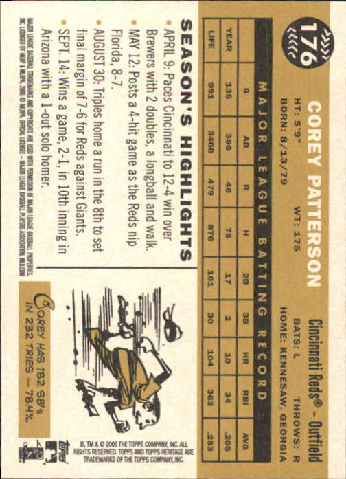 2009 Topps Heritage Baseball Card Pick (Base) 1-329 - Picture 282 of 500