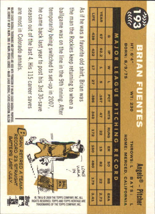 2009 Topps Heritage Baseball Card Pick (Base) 1-329 - Picture 310 of 500