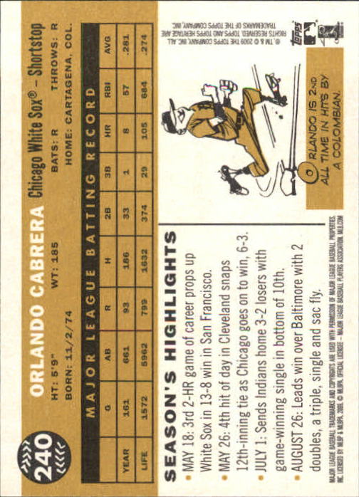 2009 Topps Heritage Baseball Card Pick (Base) 1-329 - Picture 366 of 500