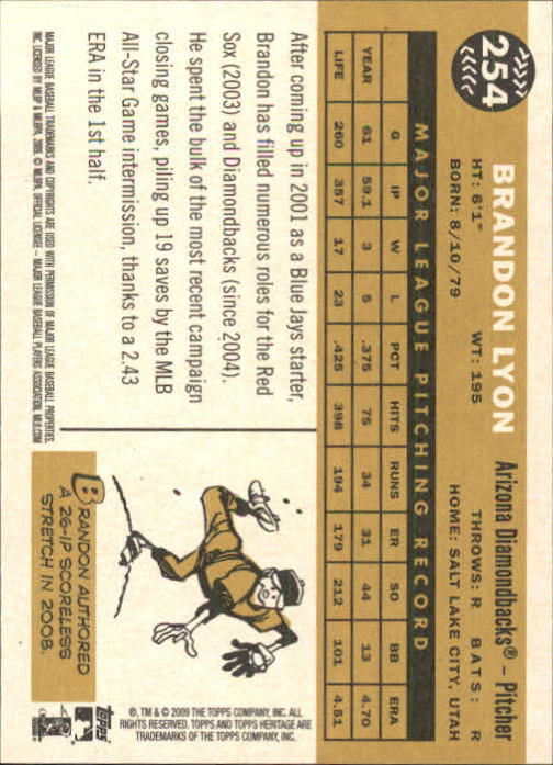2009 Topps Heritage Baseball Card Pick (Base) 1-329 - Picture 382 of 500