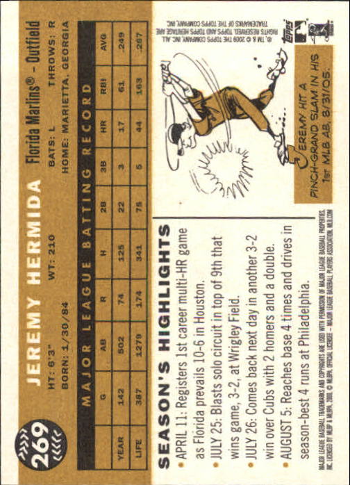 2009 Topps Heritage Baseball Card Pick (Base) 1-329 - Picture 410 of 500