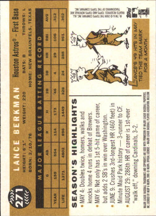 2009 Topps Heritage Baseball Card Pick (Base) 1-329 - Picture 412 of 500