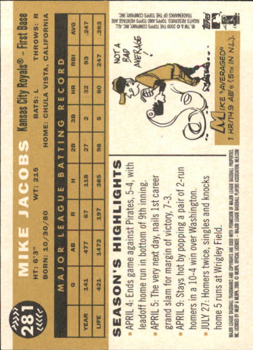 2009 Topps Heritage Baseball Card Pick (Base) 1-329 - Picture 432 of 500