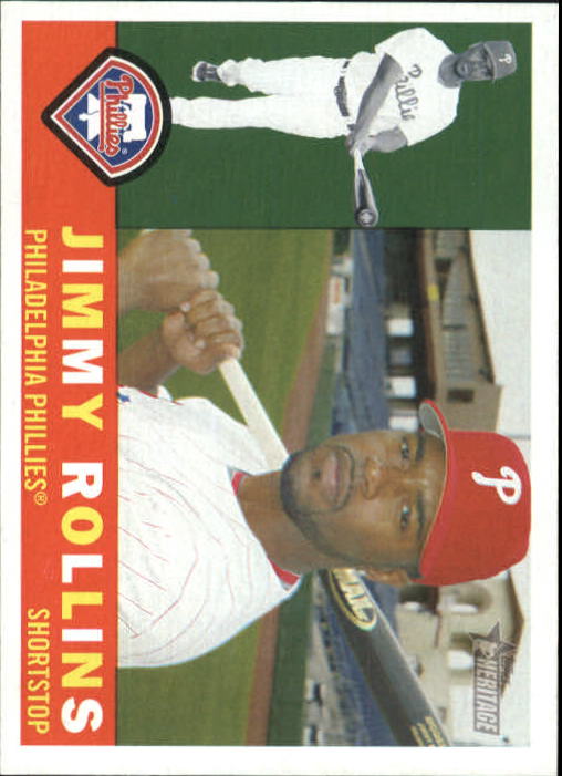 2009 Topps Heritage #334 Jimmy Rollins