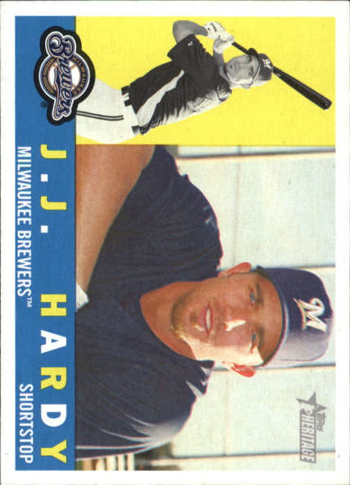 2009 Topps Heritage - Rookie Stars #590 Jarrett Hoffpauir (RC)