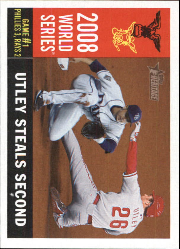 2009 Topps Heritage #385 Chase Utley WS