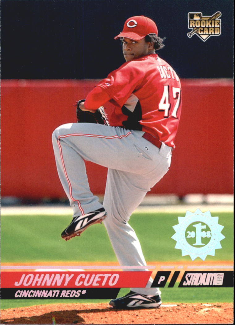 2008 Stadium Club First Day Issue Unnumbered #116A Johnny Cueto