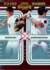 2008 Playoff Contenders Round Numbers #1 Buster Posey/Gordon Beckham