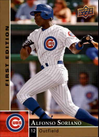 2009 Upper Deck First Edition #54 Alfonso Soriano