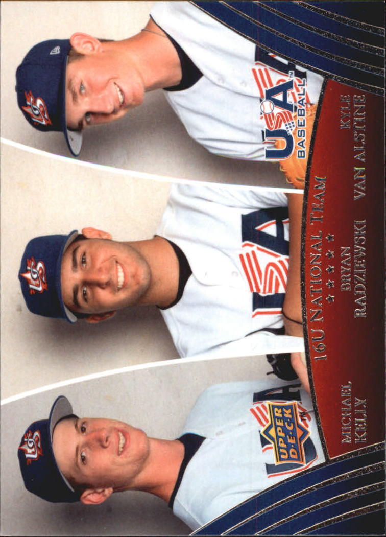 2008-09 USA Baseball #43 Michael Kelly/Bryan Radziewski/Kyle Van Alstine