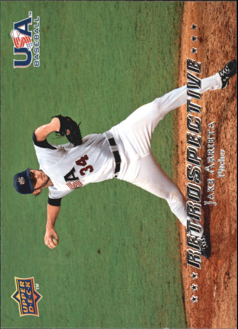 2008-09 USA Baseball National Team Retrospective #USA5 Jake Arrieta