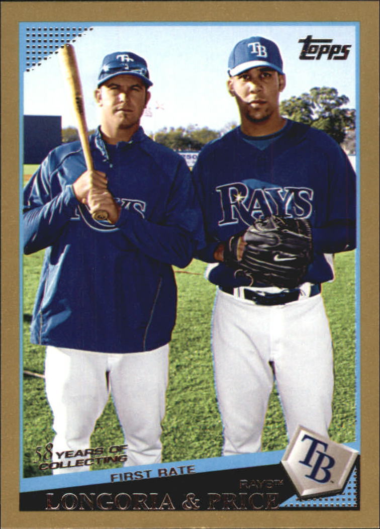 2009 Topps #246 Evan Longoria/B.J. Upton/Carl Crawford HL Rays