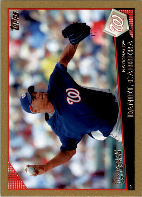 2009 Topps Gold Border #338 Daniel Cabrera