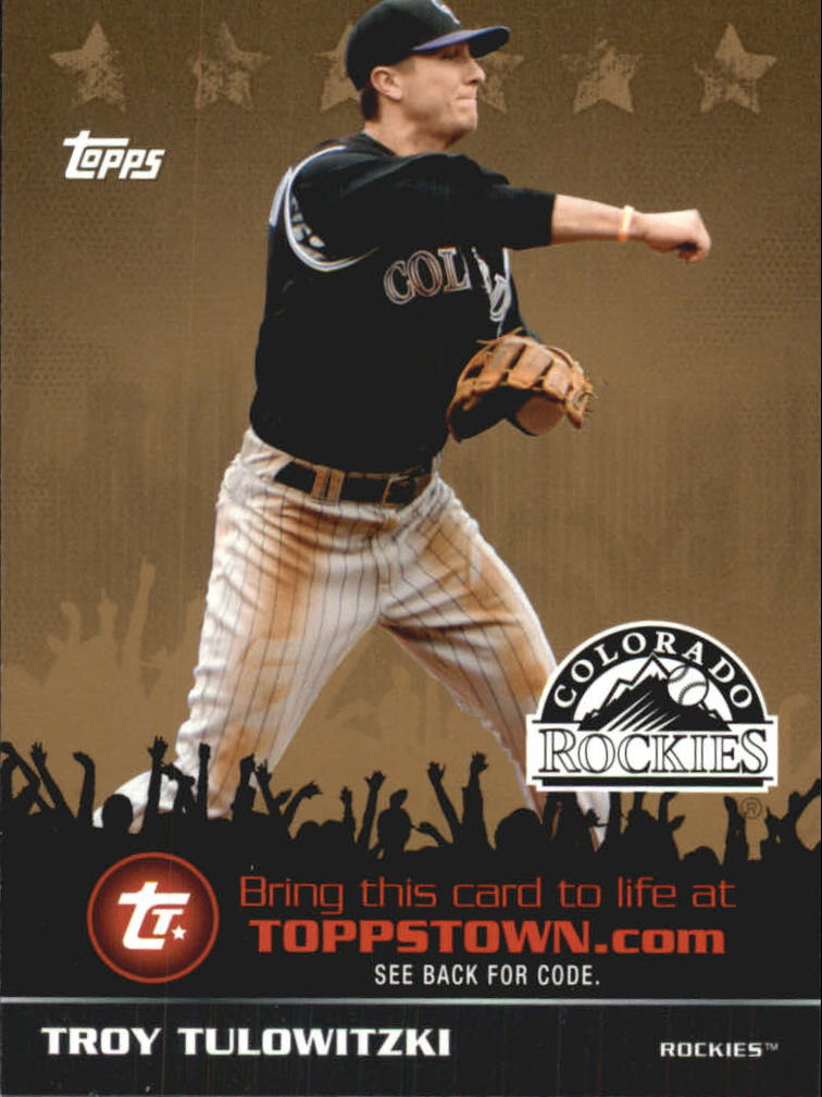 2009 Topps Topps Town Gold #TTT71 Troy Tulowitzki